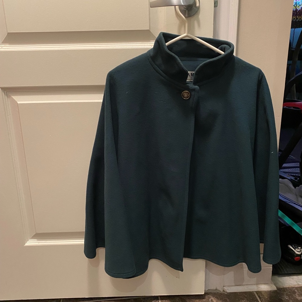 Lovely wool cape perfect for keeping you warm in the spring